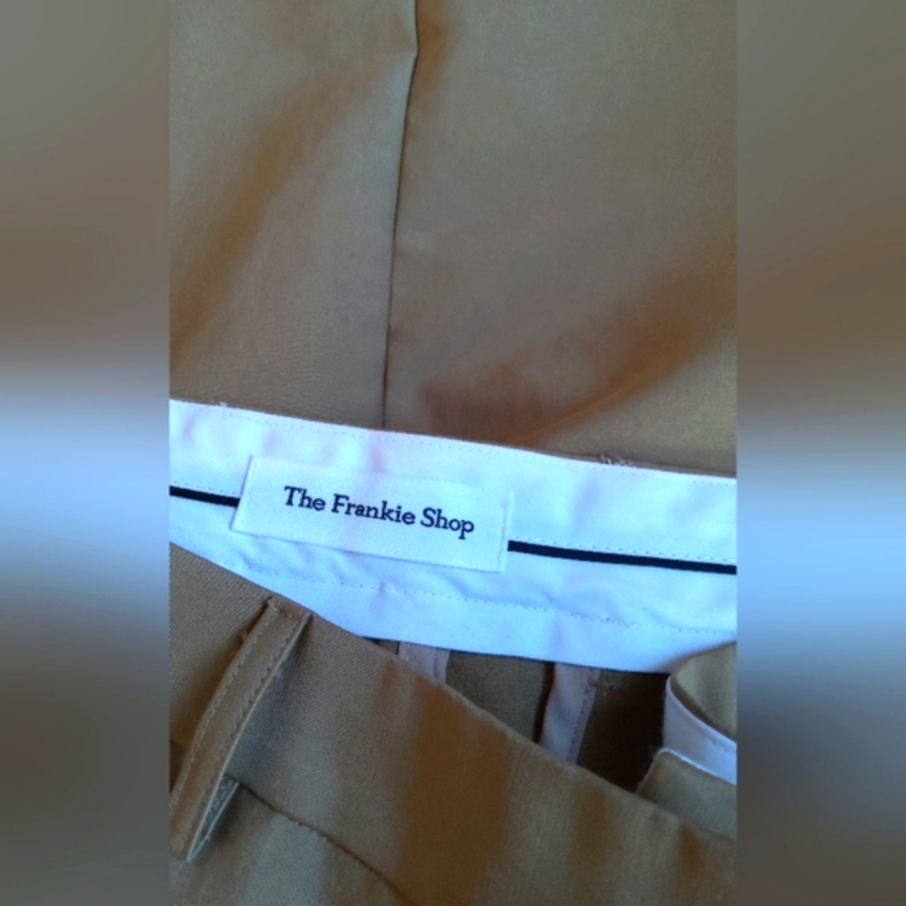 The Frankie Shop Tan Chinos Skirt Versatile Style - Picture 6 of 6
